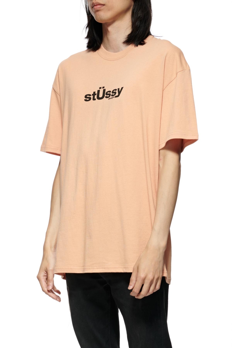 Stussy Big U SS T-shirts Herren Orange | DE0000114