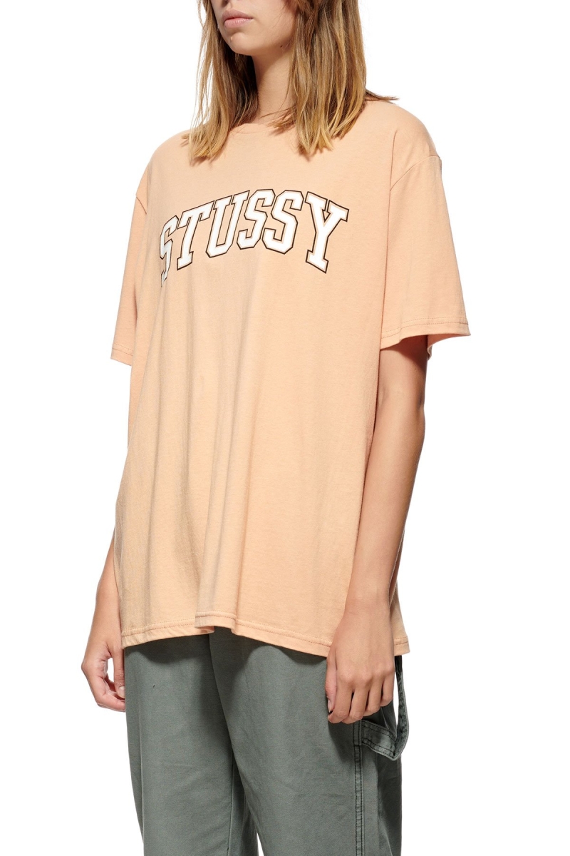 Stussy Collegiate BF T-shirts Damen Orange | DE0000132