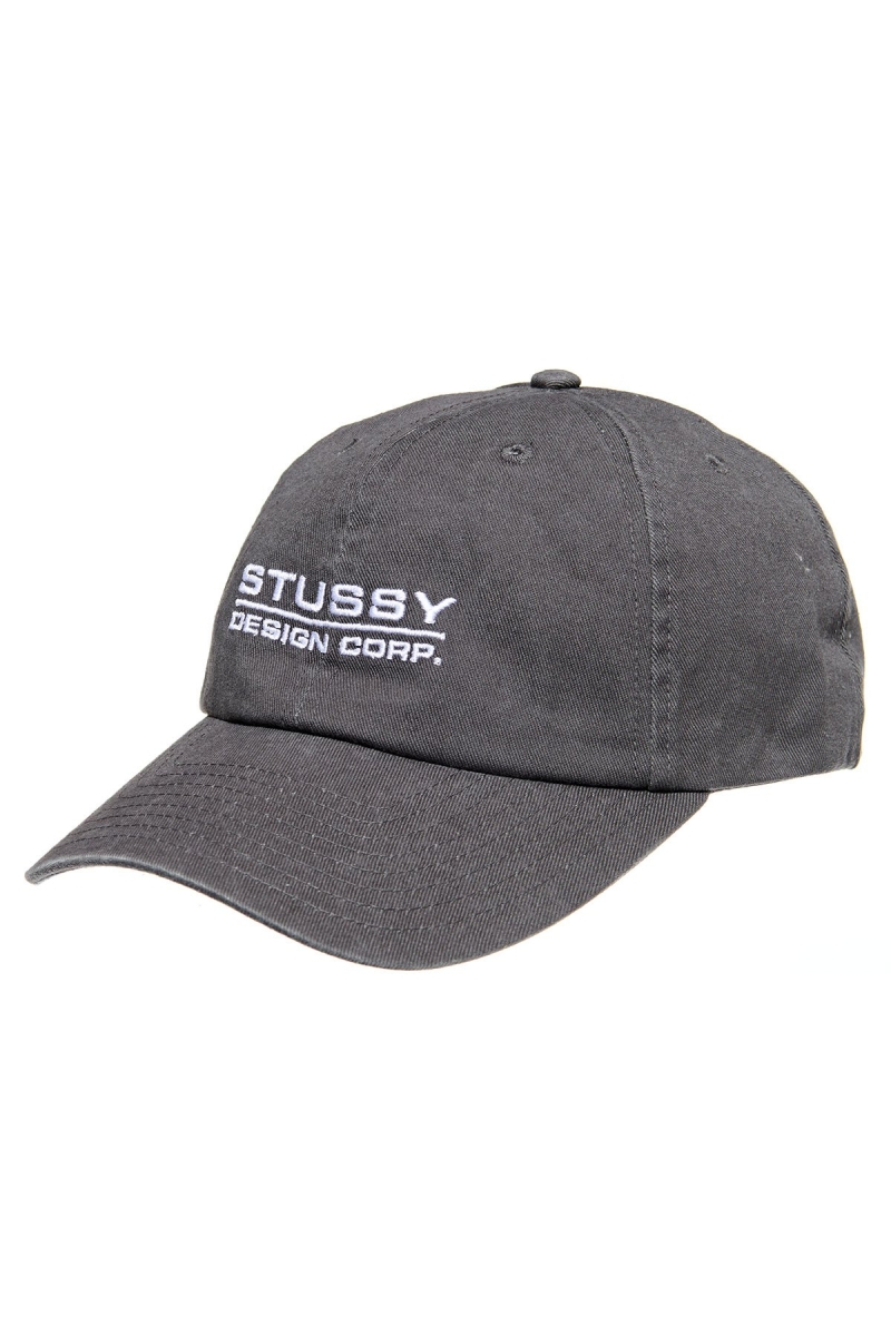 Stussy Corp. Low Pro Hüte Damen Grau | DE0000916