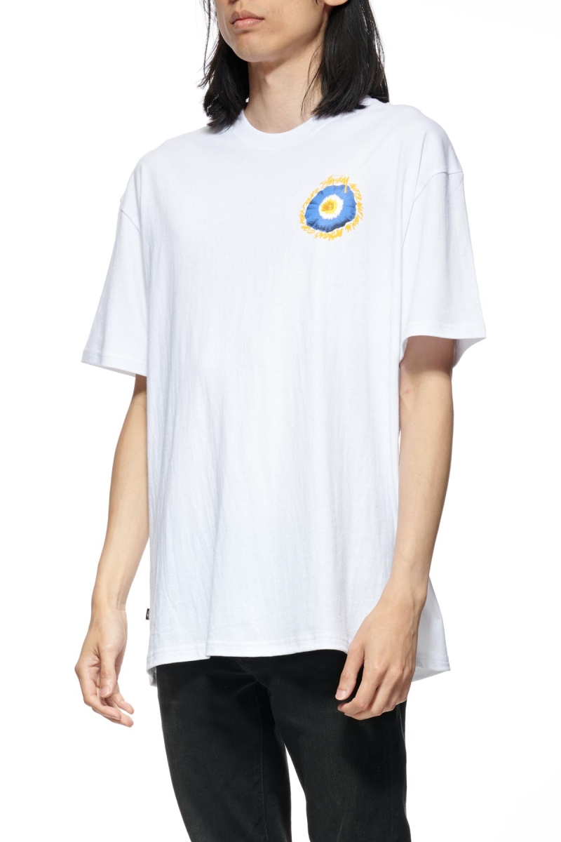Stussy Cosmos SS T-shirts Herren Weiß | DE0000137