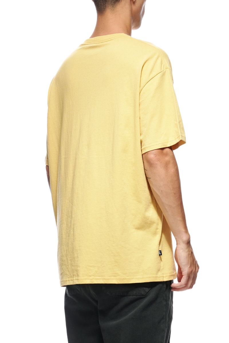 Stussy Crown Pocket SS T-shirts Herren Gelb | DE0000146