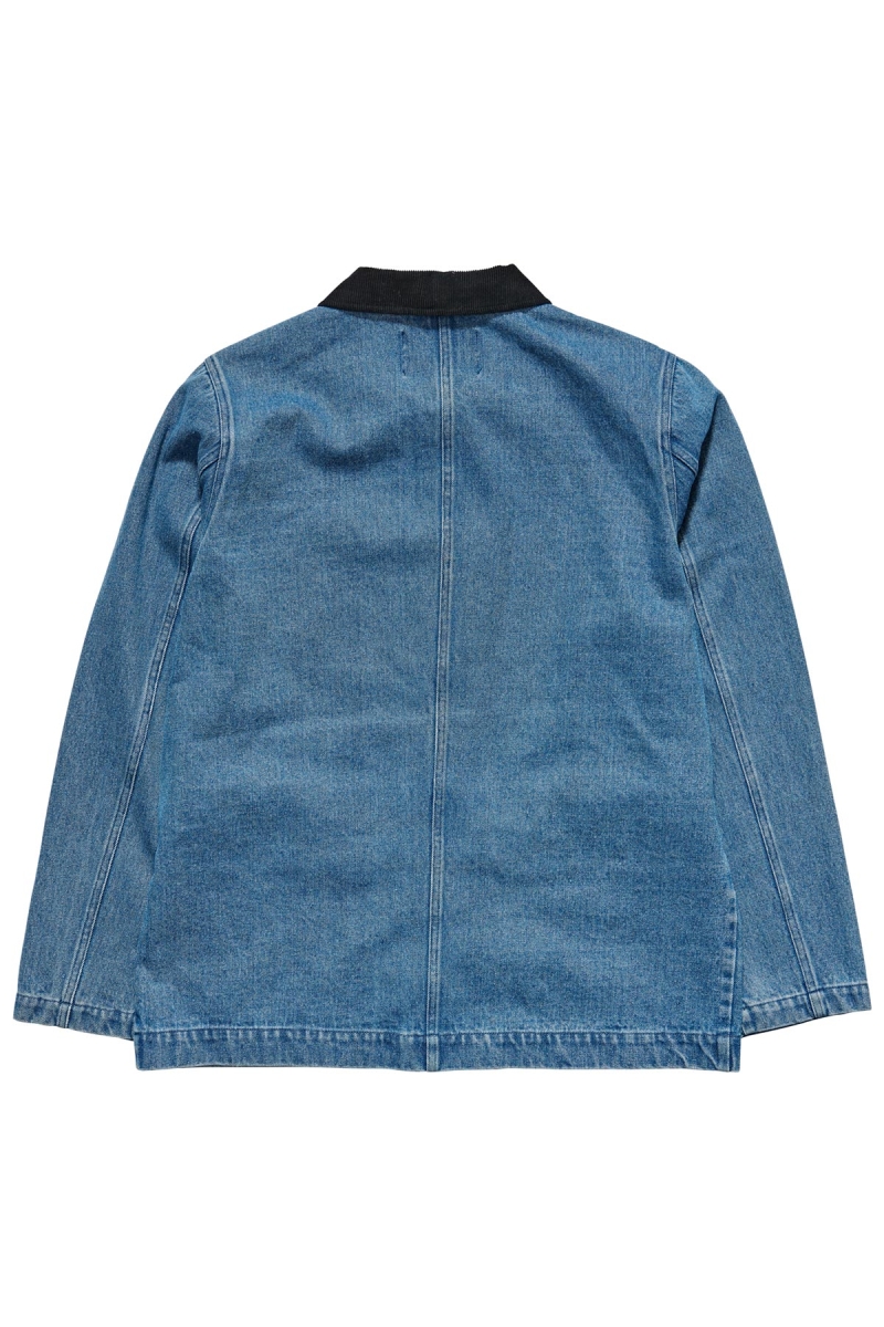 Stussy Denim Chore Coat Jacken Herren Blau | DE0000338