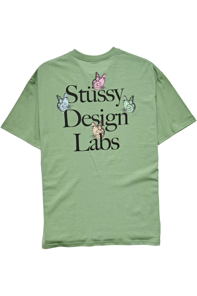 Stussy Design Labs SS T-shirts Herren Grün | DE0000148