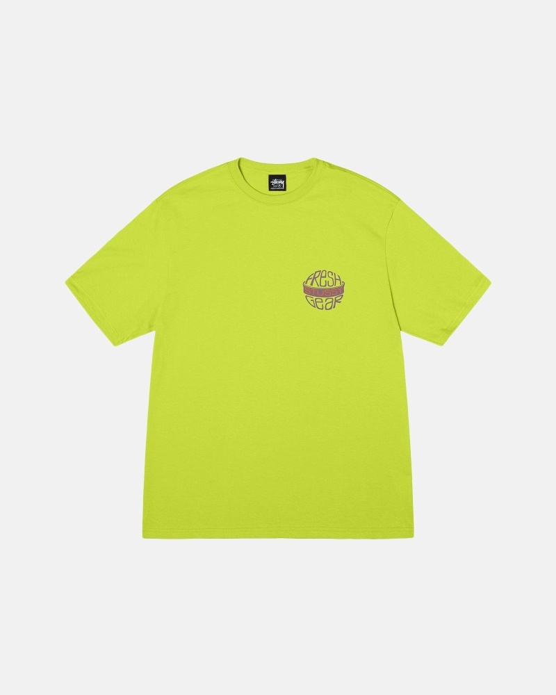 Stussy Fresh Gear T-shirts Herren Hellgrün | DE0000171