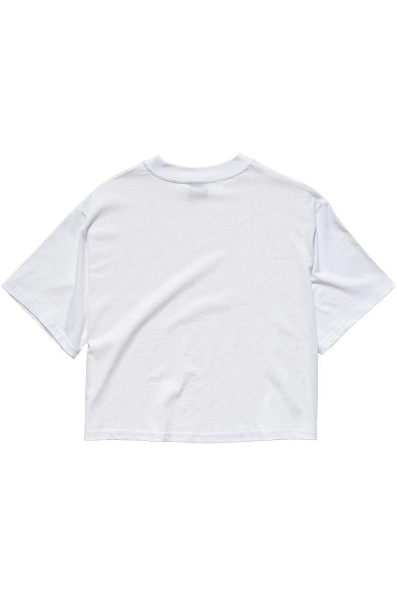 Stussy Graffiti Boxy T-shirts Damen Weiß | DE0000176