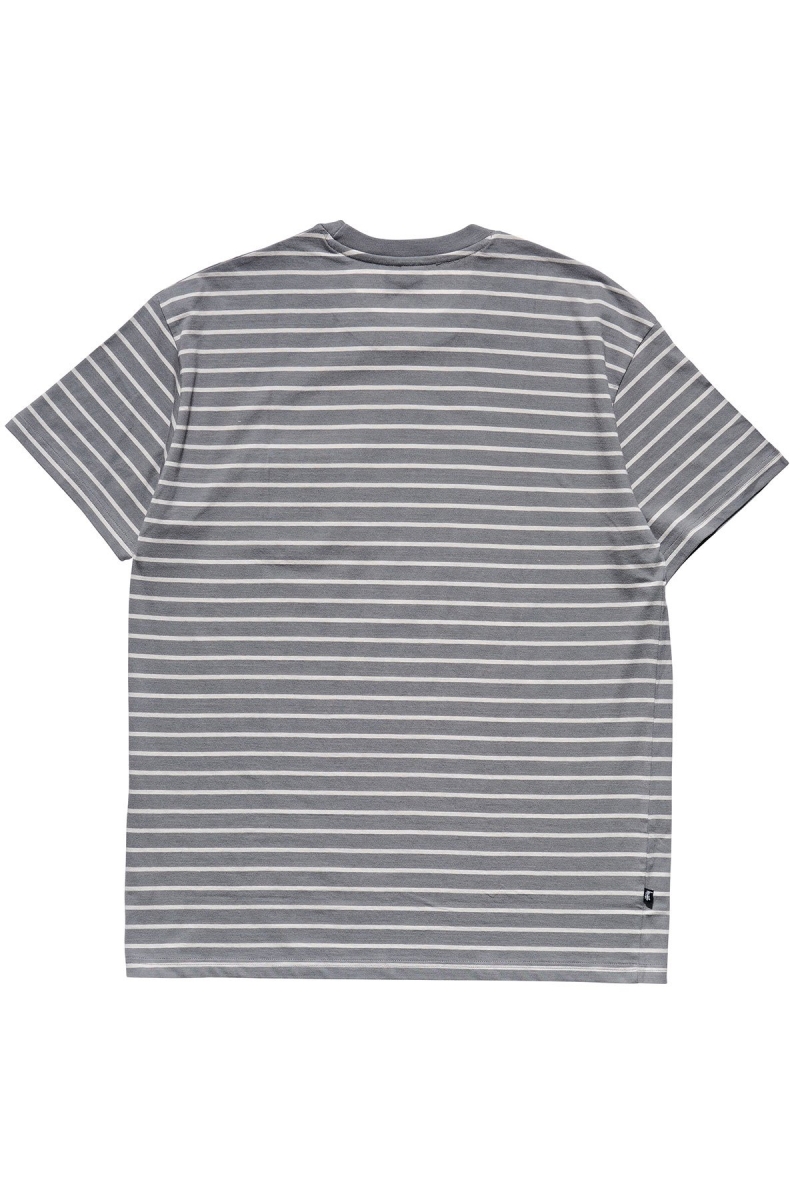 Stussy Kalorama Stripe SS T-shirts Herren Braun | DE0000231