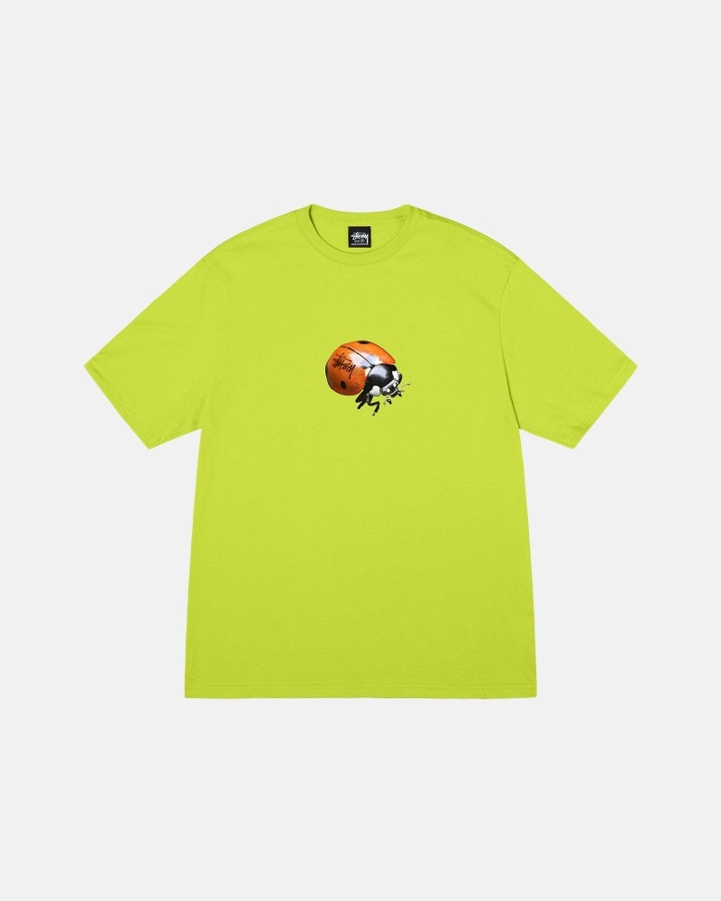 Stussy Ladybug T-shirts Herren Hellgrün | DE0000233