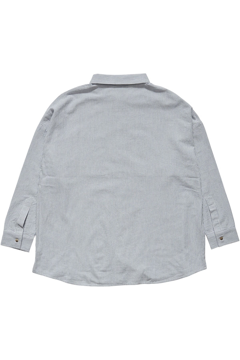 Stussy Shoreline BF Linen Shirt Sportbekleidung Damen Weiß | DE0000410