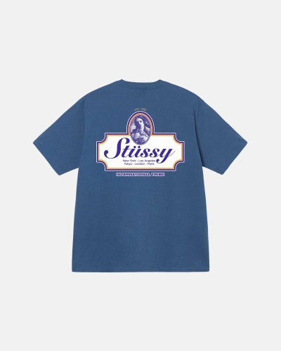 Stussy Authentic T-shirts Herren Blau | DE0000095