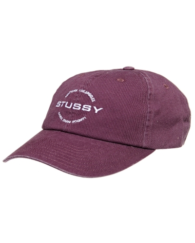 Stussy City Circle Low Pro Hüte Damen Rot | DE0000913