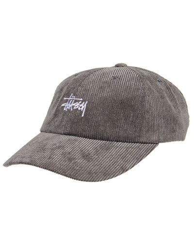 Stussy Graffiti Cord Low Pro Hüte Herren Grau | DE0000931