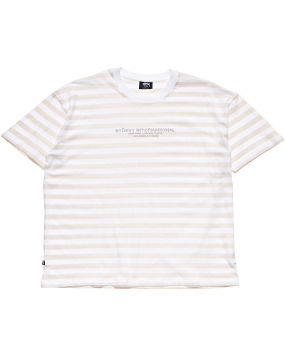 Stussy International Stripe SS T-shirts Herren Orange | DE0000225
