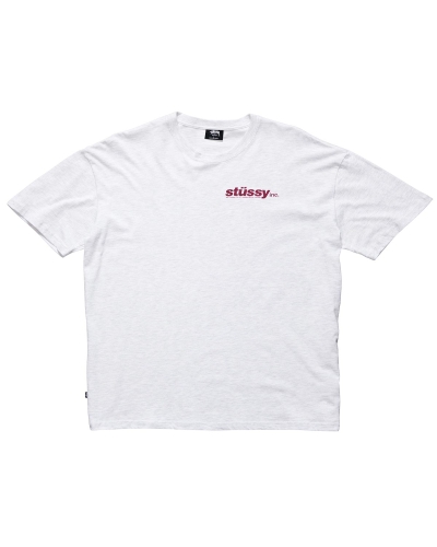 Stussy Italic SS T-shirts Herren Weiß | DE0000229